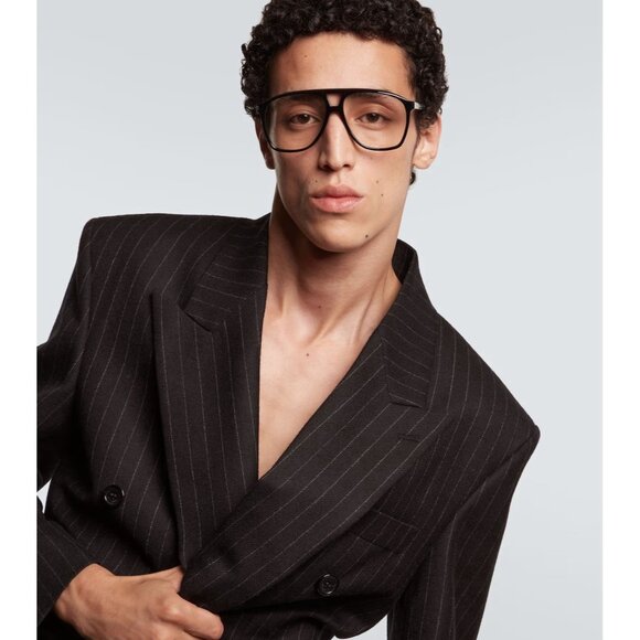 Saint Laurent SL 596 Dune Optical Eyeglasses in Black - Picture 1 of 11